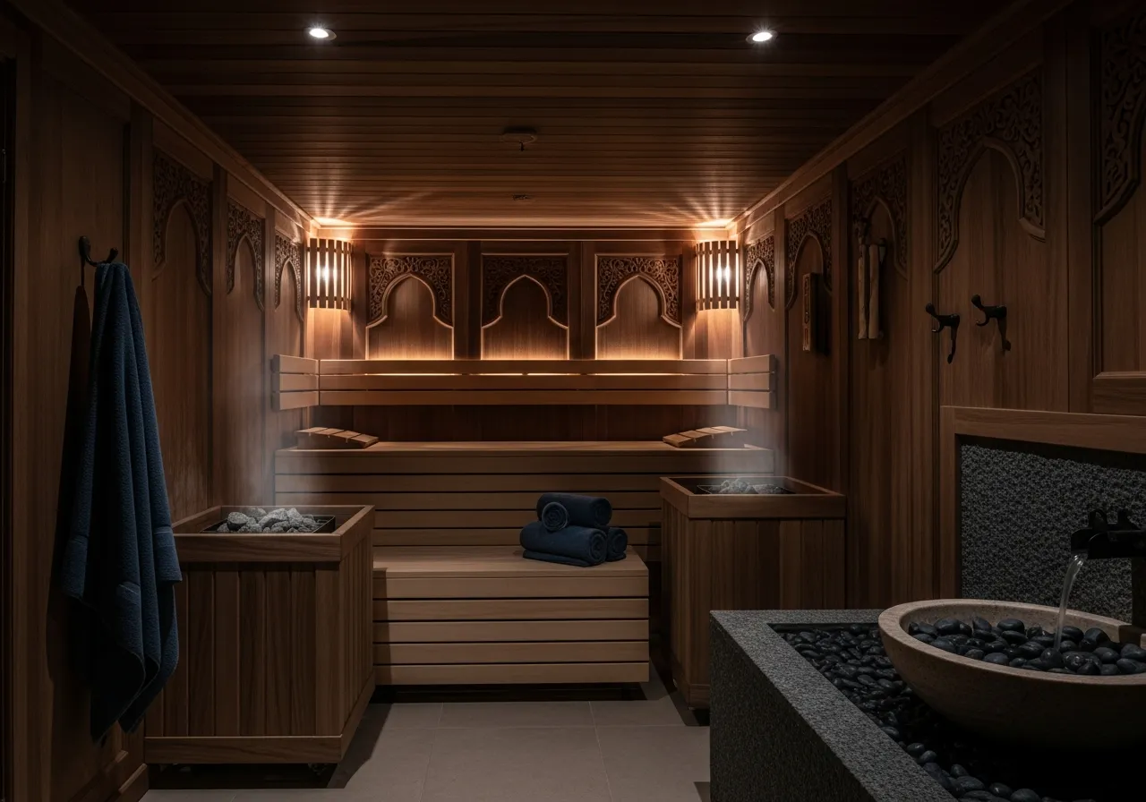 Private sauna and wellness facilities