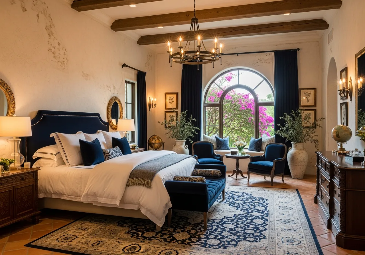 Private resident suite with refined interior